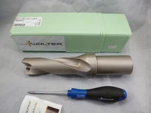 WALTER XTRA-TEC INSERT DRILL BIT B4213.F40.37.Z1.111R-6 COOLANT GERMANY 37MM - Picture 1 of 7