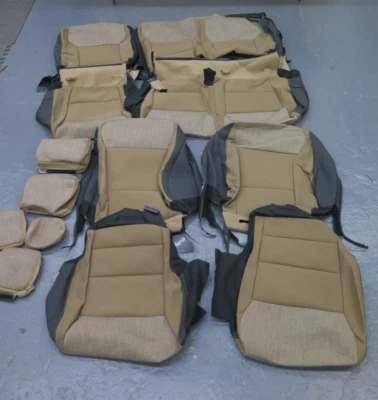 2021 2022 2023 Ford F150 XLT crew truck OEM front & Rear seat cover set Baja Tan - Изображение 1 из 4