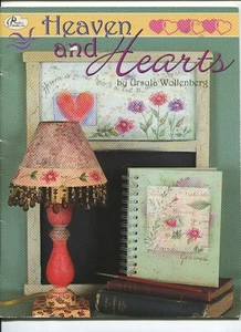 Libro de pintura decorativa Heaven & Hearts Ursula Wollenberg patrones Prudys Pub - Imagen 1 de 1