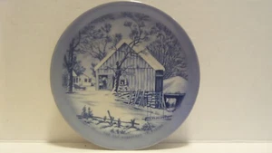 CURRIER UND IVES SAMMELTELLER ~ THE OLD HOMESTEAD IN WINTER JAPAN *NEUWERTIG* - Bild 1 von 4