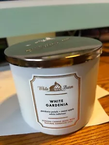 Bath & Body Works - WHITE BARN W hite GardeniaPremium 3-Wick Scented Candles - Picture 1 of 4