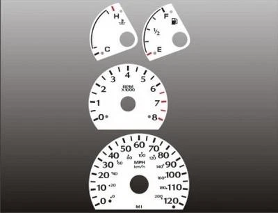 White Face Gauges for 1995-1999 Dodge Neon TACH - Image 1 of 4