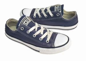 Converse All Star Chuck Taylor Blue Kids Sneakers Size 2Y - Picture 1 of 8