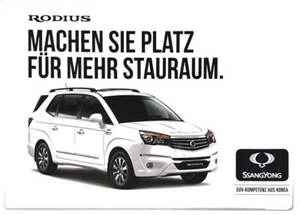 SsangYong Rodius Prospekt Brochure Depliant 02/2017 - Picture 1 of 1