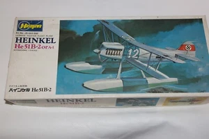 HASEGAWA 1:72 HEINKEL HE 51B-2/A-1 SCHWIMMFLUGZEUG  - Bild 1 von 2