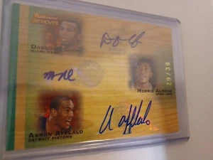 2007-08 TOPPS TRADEMARK MOVES TRIPLE INK DAEQUAN COOK/ALMOND/AFFLALO #29/39 - Picture 1 of 6