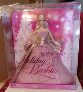 LOOK MATTEL 2009 HOLIDAY BARBIE COLLECTOR  DOLL NIB - Picture 1 of 8