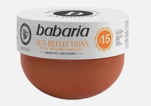 Babaria Sun Reflections Tanning Jelly Carrot & Vitamin E SPF15 300ml Viral - Picture 1 of 4