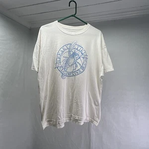 Mens Size 2XL T-Shirt Freaky Tiki Surf Shack Clearwater Beach Florida White - Picture 1 of 6
