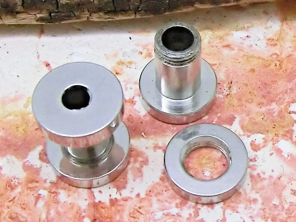 1 Pezzo Vite Flesh Tunnel Ear Plug Acciaio 5mm Piercing Color Argento Orecchio - Immagine 1 di 1