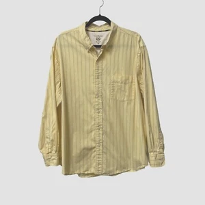 Club Room Button Down Shirt Striped Mens 2X Big Preppy 100% Cotton Breathable - Picture 1 of 7