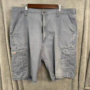 Wrangler pantaloncino cargo casual uomo 38 grigio 100% cotone tasche a taglio vestibilità regolare - Foto 1 di 7
