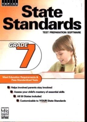 State Standards: Grade 7 CD for Win/Mac - NEW in BOX - Image 1 of 2