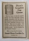 1914 Dixon&#39;s Graphite Cup Grease Advertisement Joseph Dixon Crucible Co. Jersey