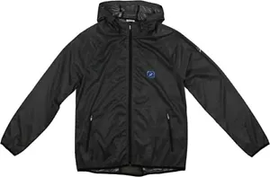 Asics Mens Kettei Laminated Running Jacket Charcoal Heather MEDIUM - Picture 1 of 14