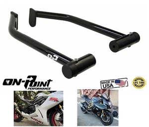 2011- 2025 Suzuki GSXR 600/ 750 No Cut Race Rail Sliders Crash Cage- On Point - Picture 1 of 10