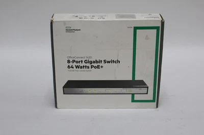 HPE OfficeConnect 1420 8-Port Gigabit Ethernet Network Switch 64W Power - Image 1 of 4