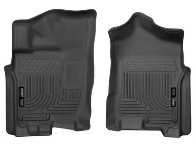 Husky Weatherbeater Mats Fit 2016-2024 Titan/Titan XD King/Crew Front Black 2pc - Imagem 1 de 4