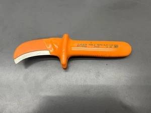 (X) KLEIN TOOLS 1570-3LR-INS COLTELLO DA SCUOIATURA LINESMAN 8" 1000V - EXC - USA - Foto 1 di 4