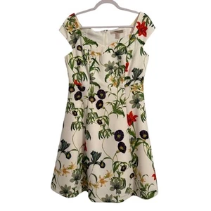 Forever 21 Women's M Cottagecore Floral Sweetheart Fit & Flare Midi Dress Modest - Picture 1 of 10
