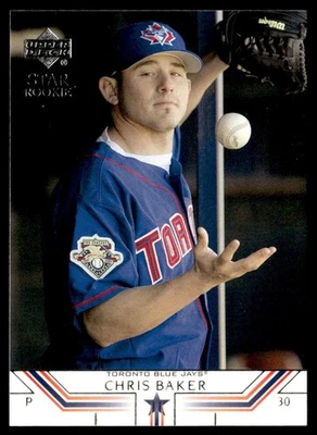 2002 Upper Deck Chris Baker Rookie Toronto Blue Jays #505 - Image 1 of 2