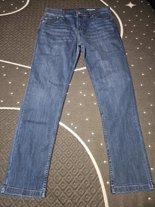 Pantalones de mezclilla Mugsy para hombre 36x32 (34x31) Blue Lake Shores informales calce relajado - Imagen 1 de 10