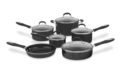 Cuisinart Advantage® 11 Piece Nonstick Cookware Set BLACK - Image 1 of 3