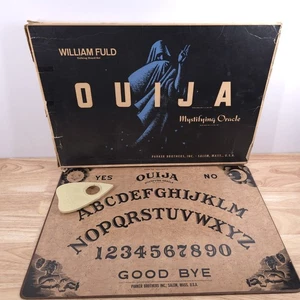 1960s Ouija Board "Mystifying Oracle" Parker Brothers William Fuld Complete Vintage - Bild 1 von 24