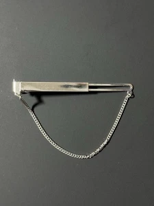 Barra de clip de corbata Balfour de plata de ley 925 vintage - Imagen 1 de 13