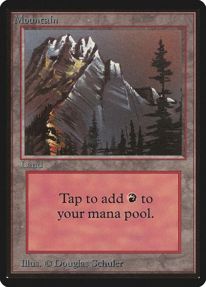 MTG Mountain B  - Beta #297 - Image 1 of 1