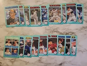 2024 Heritage High Number AQUA BORDER VARIATION YOU PICK #501-725 FREE SHIPPING - Picture 1 of 2