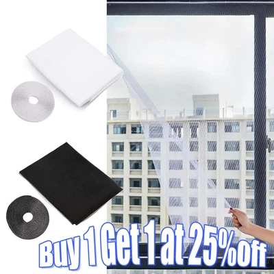 For Window Insect Screen Mesh Net Fly Bug Mosquito Moth Door Netting Net Covers- - Image 1 of 4