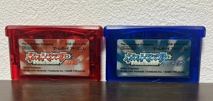 Pokemon Ruby Sapphire set Nintendo GameBoy Advance GBA Japanese ver Tested - Picture 1 of 3