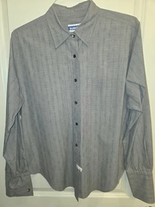 Pendleton Classic Men's Long Sleeve Dress Shirt Size 16 Gray Plaid 100%... - Picture 1 of 10