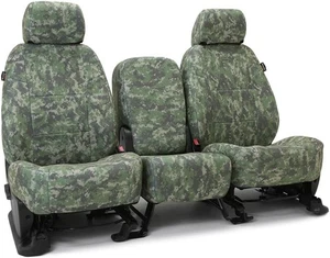Custom Seat Cover Select Toyota Models 1 Row Neosupreme Fabric Digital Camo - Picture 1 of 5