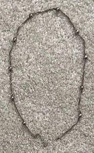 Sterling Silver 925 Neckless 16" Choker Pre Owned - Picture 1 of 2