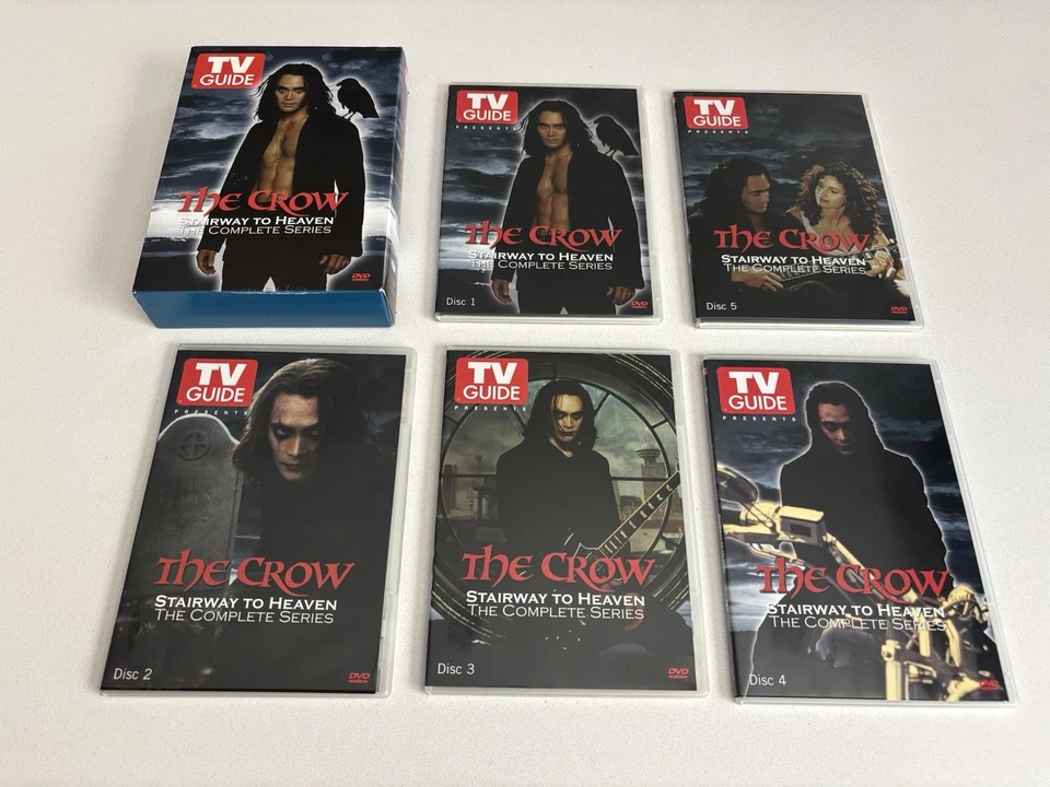 The Crow Stairway to Heaven Complete Series DVD 5 Disc Set TV Guide Presents OOP - Image 1 of 4