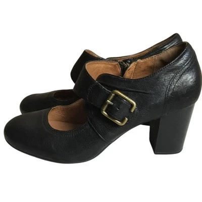 Tacones Clarks Indigo Town Club Mary Jane negros talla 9,5 Foto 1 de 4