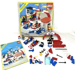VTG 1987 LEGO Legoland: Motor Speedway 6381 Parts Box Instructions Not Complete - Picture 1 of 6