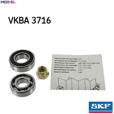 WHEEL BEARING KIT VKBA 3716 FOR SUZUKI WAGON/R+/MPV/WIDE/Hatchback SWIFT/Mk/II - Image 1 of 4