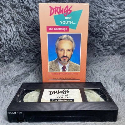 Drugs And Youth… The Challenge VHS Tape Michael Gross NBC Kids Educational  - Image 1 of 4