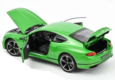 Bentley Continental Gt 2018 Verde Apple NOREV 182784 1:18 Verde Mela UK LHD - Immagine 1 di 3