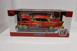 1:24 M2 Machines 1957 Chevrolet 210 Hardtop R95 22-09 Gold Chase 1 of 750 VHTF! - Picture 1 of 2