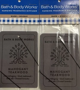 “Mahogany Teakwood” Hanging Fragrance Diffuser X 2 Bath & Body Works. SHIPS Free - Picture 1 of 1