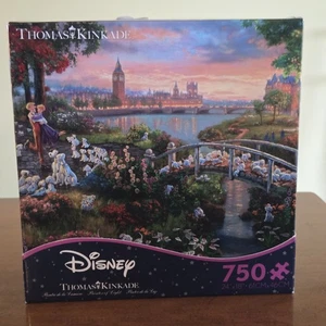 750 Piece Ceaco Puzzle Thomas Kinkade Disney 101 Dalmatians New Open Box 2017 - Picture 1 of 14