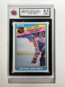 1984-85 O-Pee-Chee Wayne Gretzky. KSA 8.5 Graded #382 - Bild 1 von 3