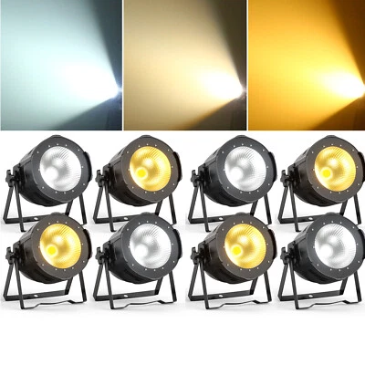 100W LED Par Light Stage Lighting COB DMX DJ Disco Party Audience Blinder Light - Image 1 of 4