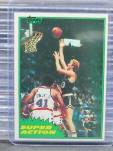 1981-82 Topps Larry Bird East Super Action #101 Celtics