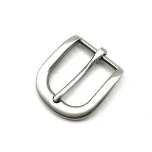 Fibbia per cintura donna in pelle 31 mm piccola fibbia in acciaio inox - Foto 1 di 6