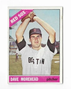 Dave Morehead1966 Topps #135 Baseball Trading Card Boston Red Sox - Picture 1 of 2